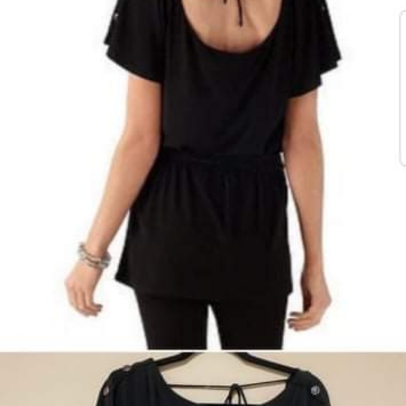 Tunic Flutter Sleeve Blouse - Picture 3 of 7